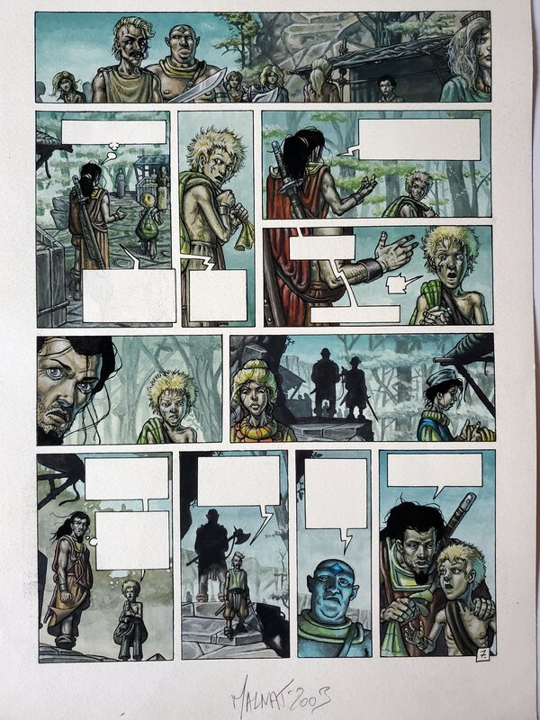 Loïc Malnati, ANAHIRE T3 L'APEURE couleur directe - Comic Strip