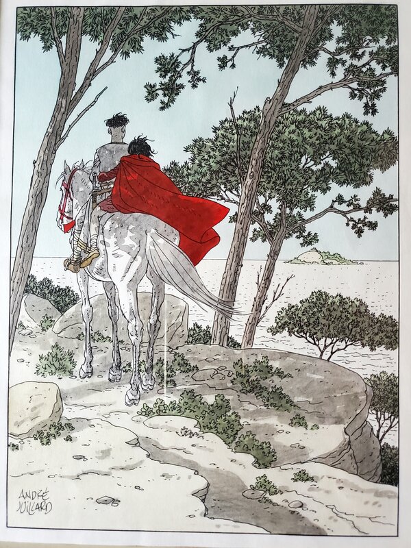 André Juillard, CABRITA LA SAUVAGE couverture originale couleur - Couverture originale