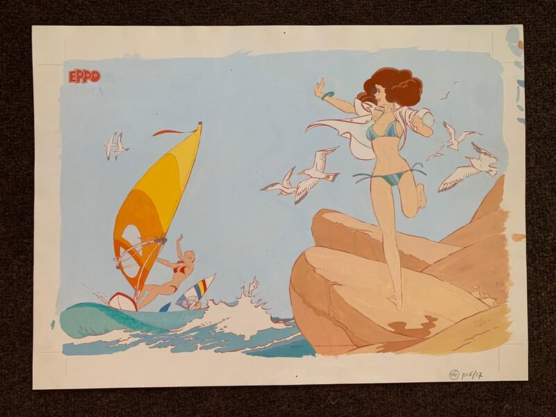 Henk Kuijpers, Originele tekening voor een eppo poster - Comic Strip