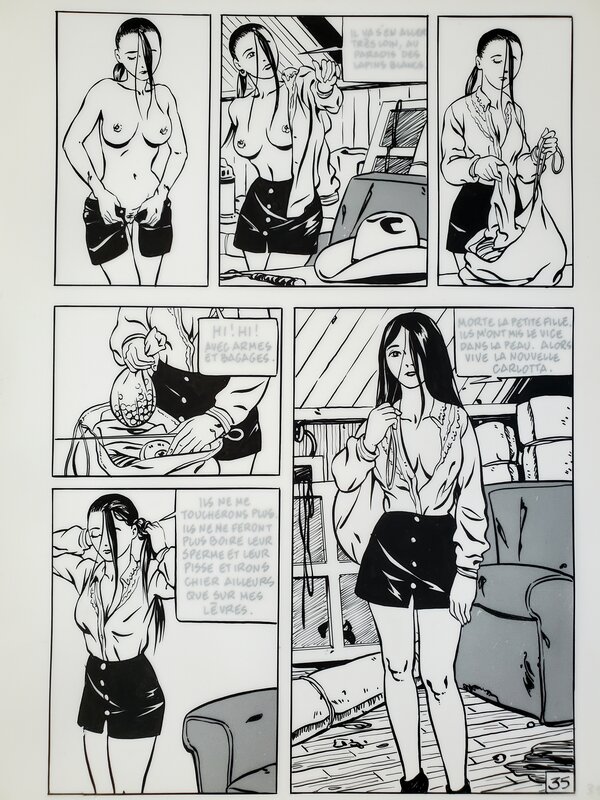 CARLOTTA par Alex Varenne - Planche originale