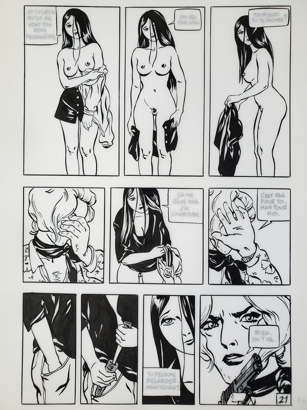 CARLOTTA par Alex Varenne - Planche originale