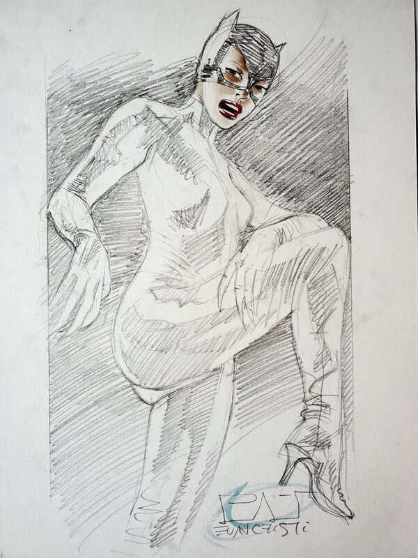 Patrizio Evangelisti, CATWOMAN  illustration originale - Original Illustration