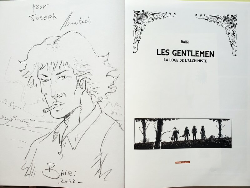 Bairi, LES GENTLEMEN T1 LA LOGE DE L'ALCHIMISTE - Dédicace