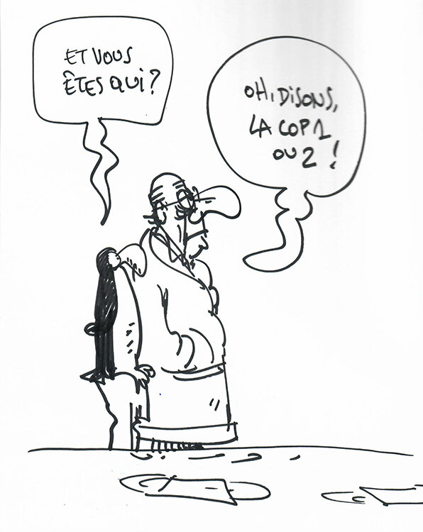 Piqures de rappel par Pierre Kroll - Dédicace