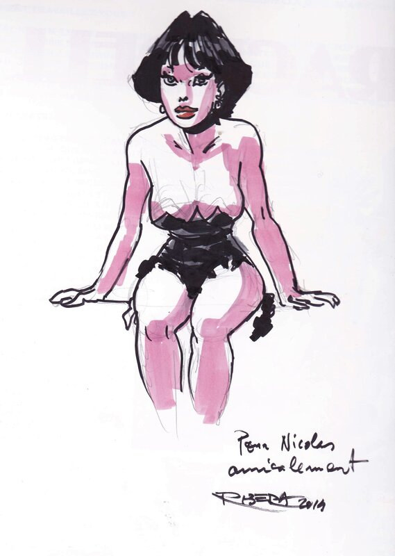 Draculera par Julio Ribera - Dédicace