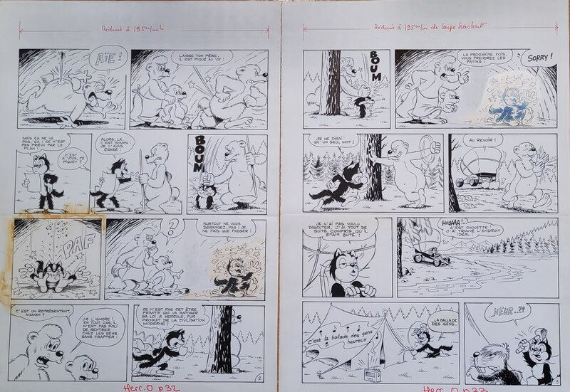 Yannick, Hercule - WEEKEND SAUVAGE - Comic Strip
