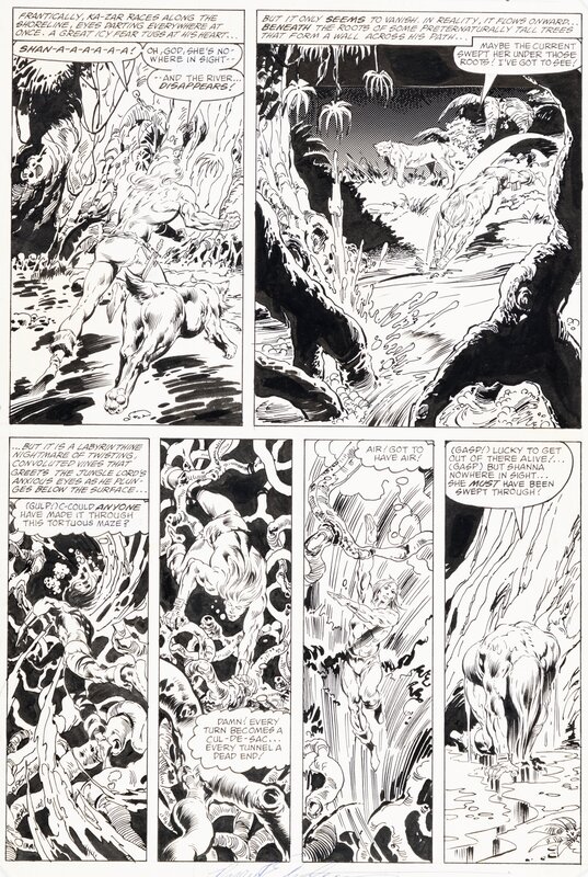 Ka-Zar - #13 p7 par Brent Anderson, Armando Gil - Planche originale