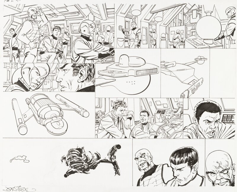 John Byrne, Star Trek : Romulans - #2 p2-3 - Planche originale