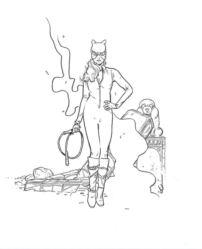 Catwoman par Colak - Illustration originale