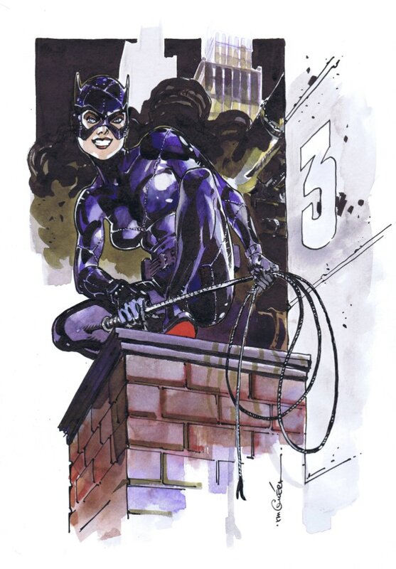 Catwoman par Guéra - Original Illustration