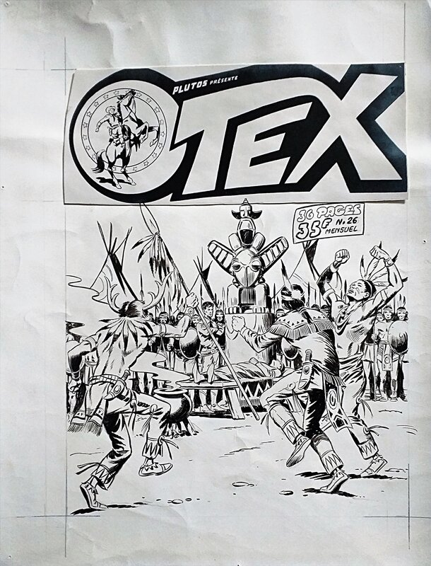 Cézard, Plutos presente  TEX - Planche originale