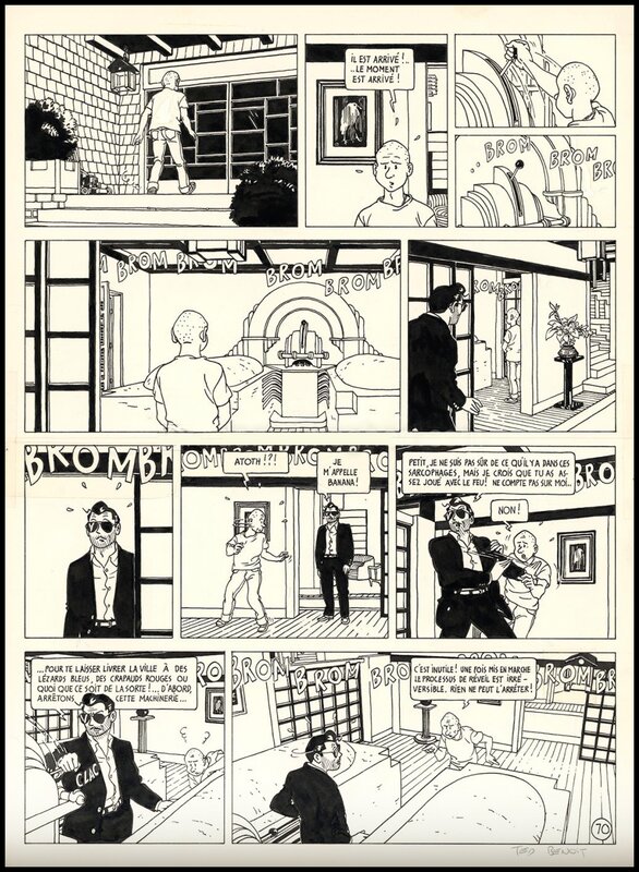 Ted Benoit, Ray Banana • Berceuse électrique p.70 - Comic Strip