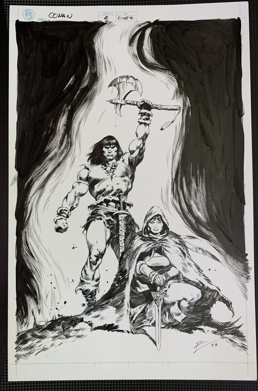 Roberto de la TORRE, José Villarrubia, Jim Zub, Conan The Barbarian #2 variant Cover - Original Cover