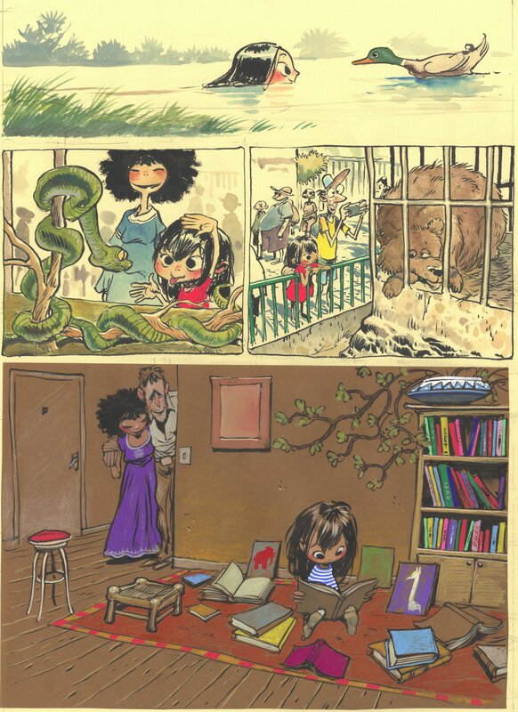 Flao, Le secret de Zara, planche n°8, 2018. - Comic Strip