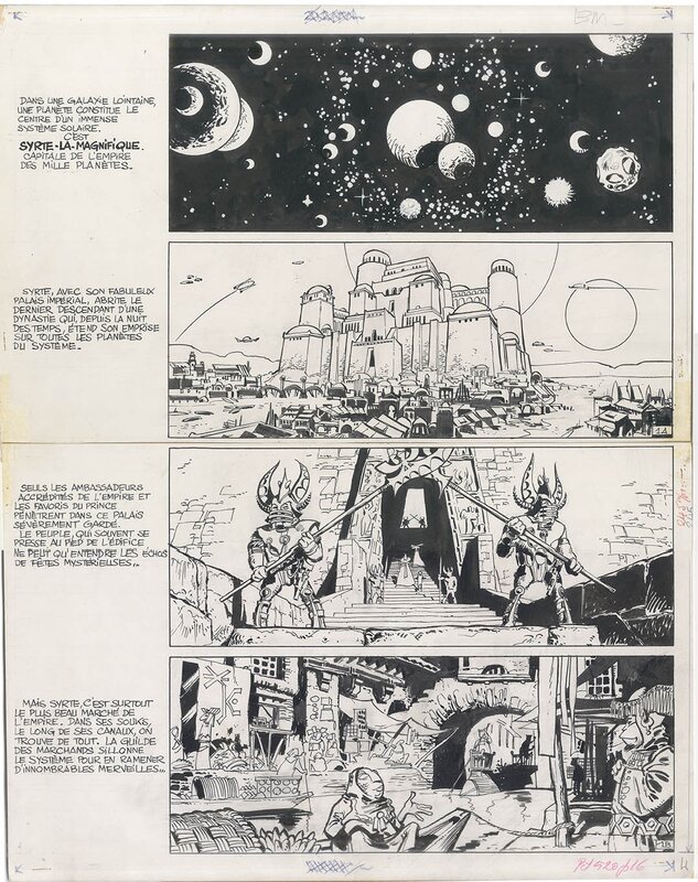 Jean-Claude Mézières, L'empire des mille planètes - Comic Strip