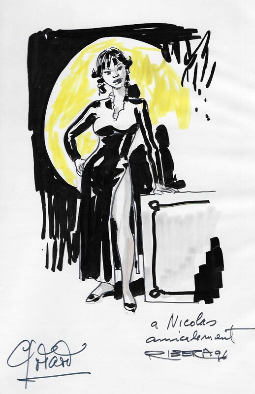 Le grand scandale par Julio Ribera, Christian Godard - Dédicace