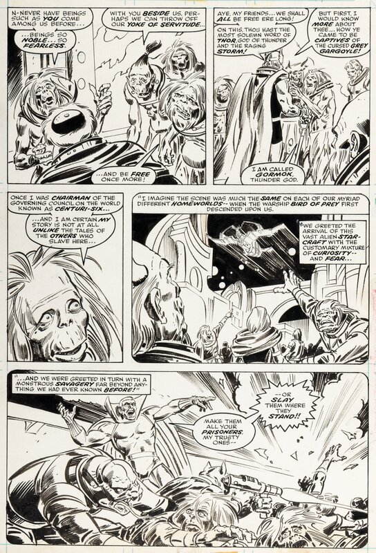 Thor - #258 p.14 by John Buscema, Tony DeZuniga - Comic Strip