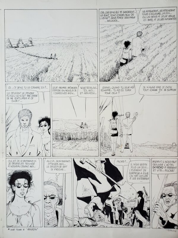 Renaud, LES ENFANTS DE SALAMANDRE  T3 ALICIA - Planche originale