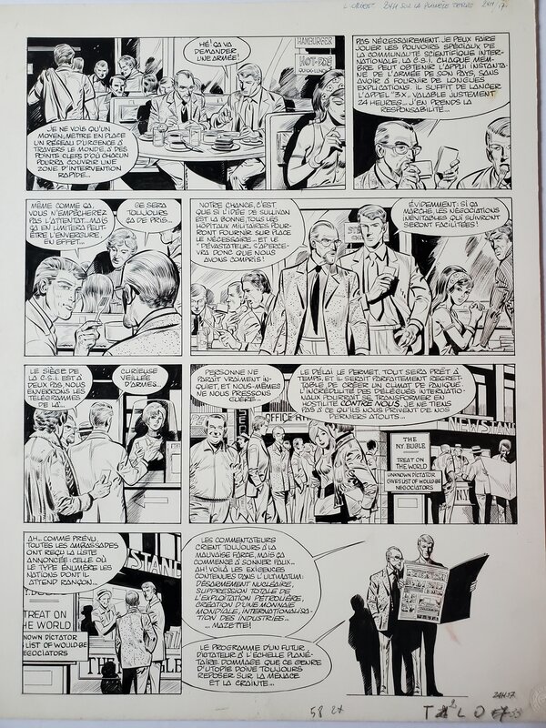 Eddy Paape, LUC ORIENT  T9  24 HEURES POUR LA PLANETE TERRE - Comic Strip