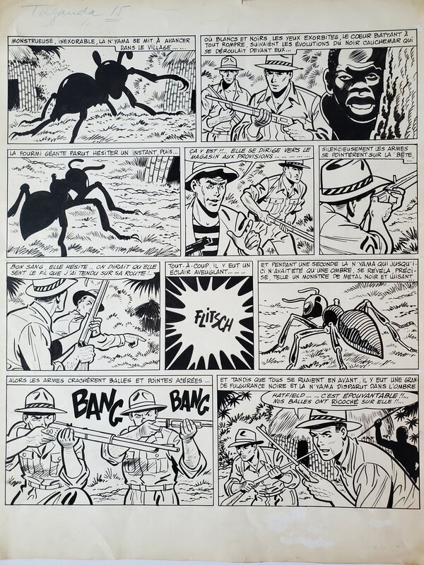 Raymond Reding, JOHN HARTFIELD AU CONGO BELGE :  LA GRIFFE DE TUGANDA - Comic Strip