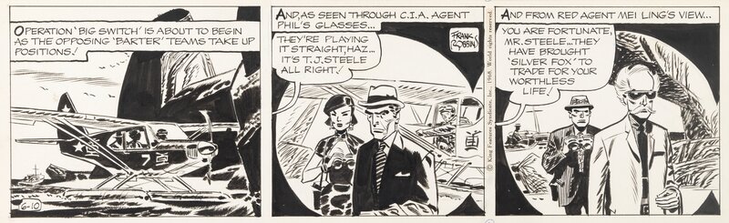 Frank Robbins, Johnny Hazard - 10 Juin 1968 - Comic Strip