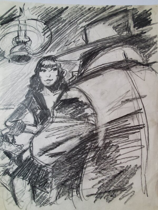 TILLIEUX crayonné original - Original art