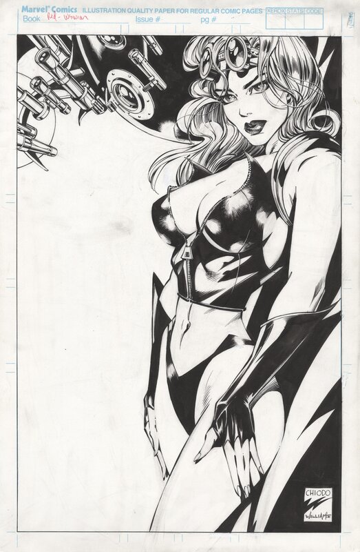 Joe Chiodo, Scott Williams, Wildstorm Swimsuit Special #1 p1 - Original Illustration