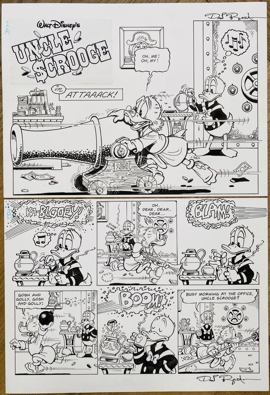 Don Rosa - Scrooge McDuck - Attaaack! - 2000 - Splash - Planche originale