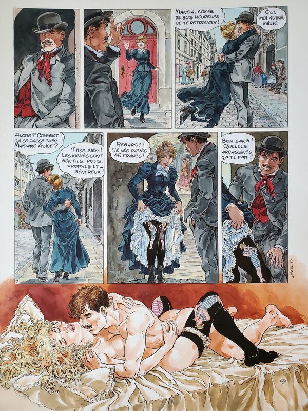 Kas, LA FILLE DE PANAME T1 L'HOMME AUX COUTEAUX couleur directe - Comic Strip