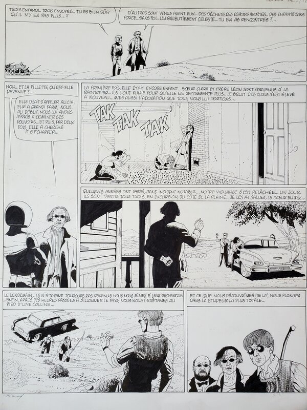 Renaud, LES ENFANTS DE SALAMANDRE  T3 ALICIA - Planche originale