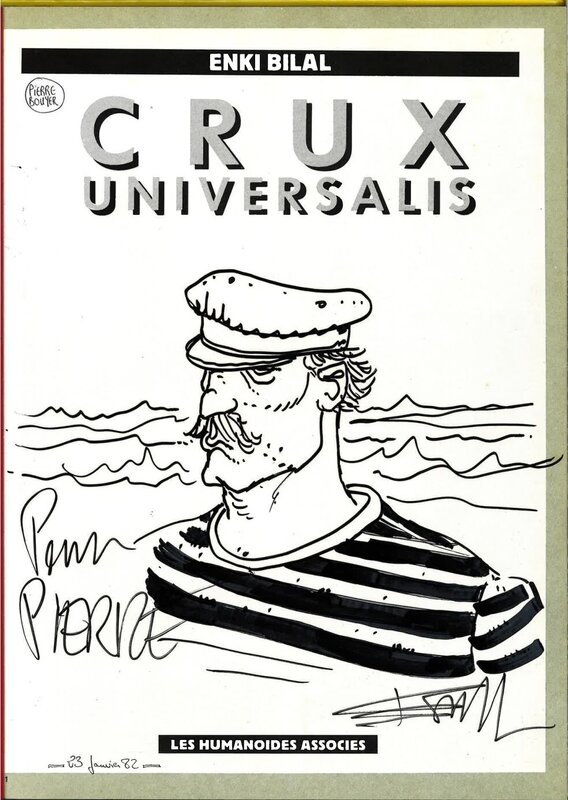 Enki Bilal, Crux universalis - 1982 - Sketch