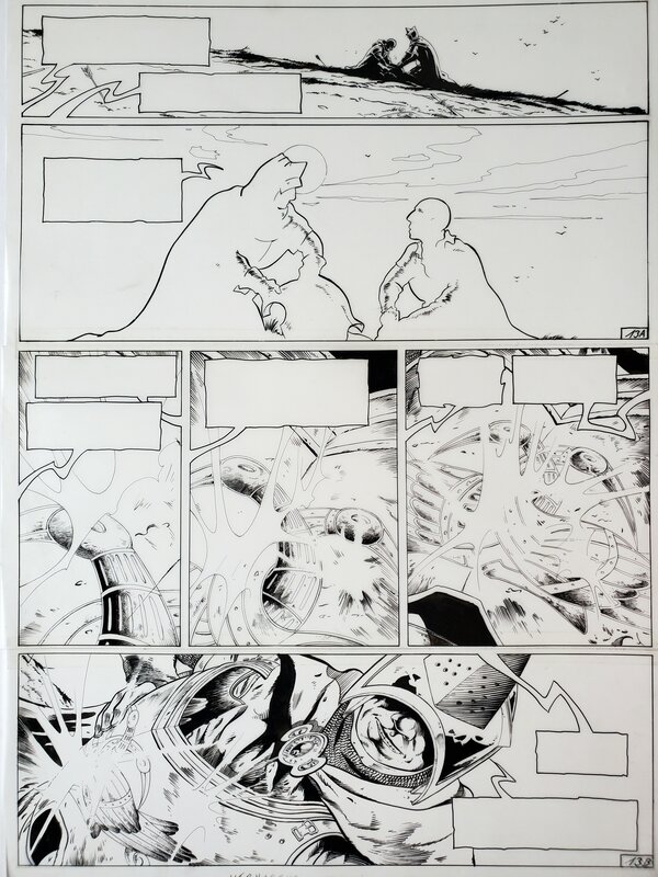 AMBRE BLANC par Christian Verhaeghe - Planche originale