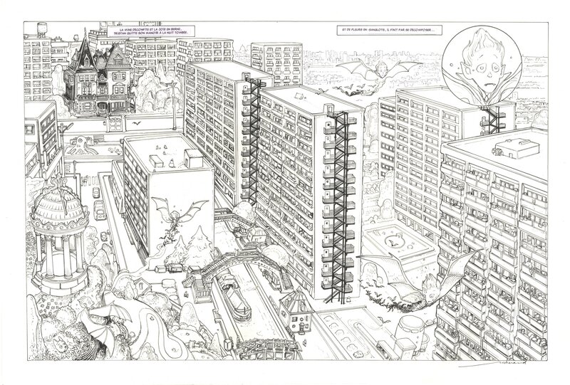 For sale - Lionel Richerand - Mauvais sang p 32-33 - Comic Strip