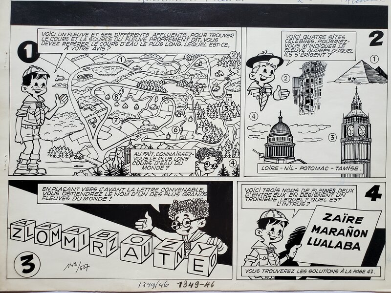 QUESTIONS...FLEUVES by Page Cary - Comic Strip