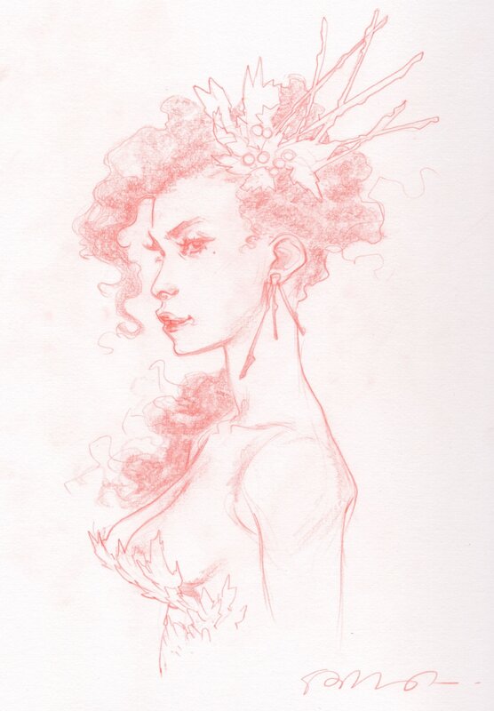 Poison Ivy par Sara Pichelli - Illustration originale
