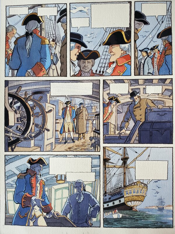 Jean-Paul Dethorey, LE PASSAGE DE VENUS  couleur directe - Comic Strip