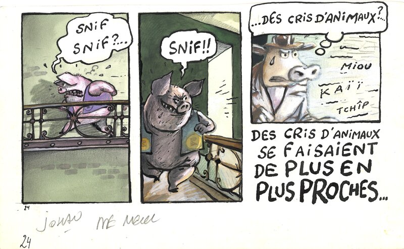La Vache by Johan De Moor, Stephen Desberg - Comic Strip