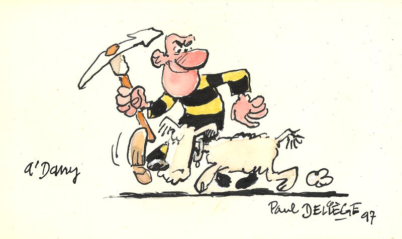 Bobo / Jaap par Paul Deliège - Illustration originale
