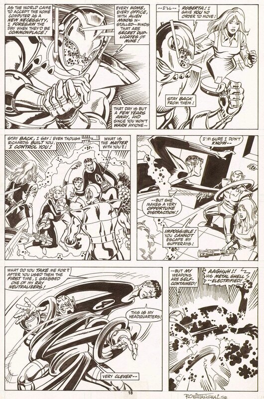 Rich Buckler, Romeo Tanghal, Fantastic Four - #331 p.18 - Comic Strip