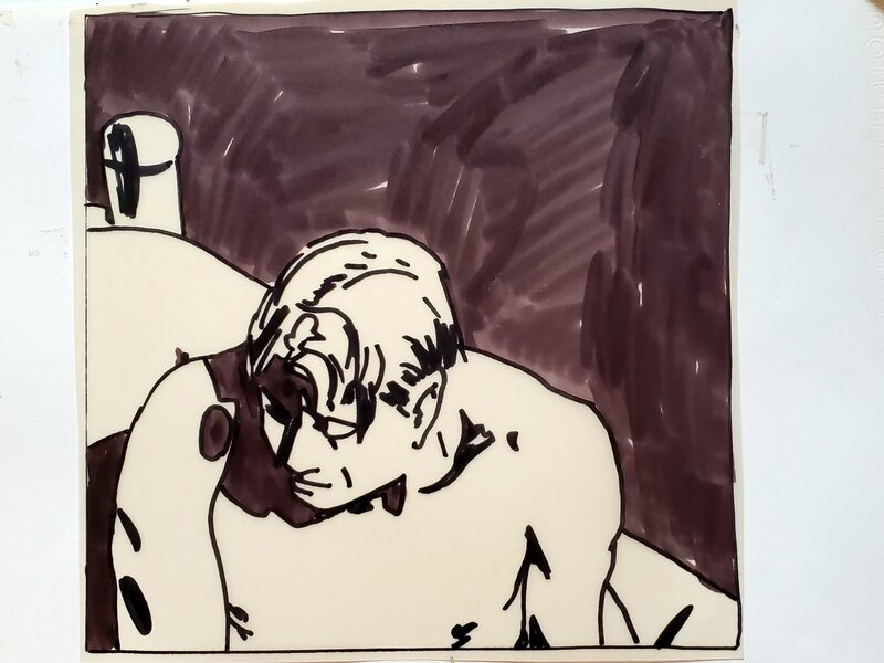 case préparatoire by Alex Varenne - Original art