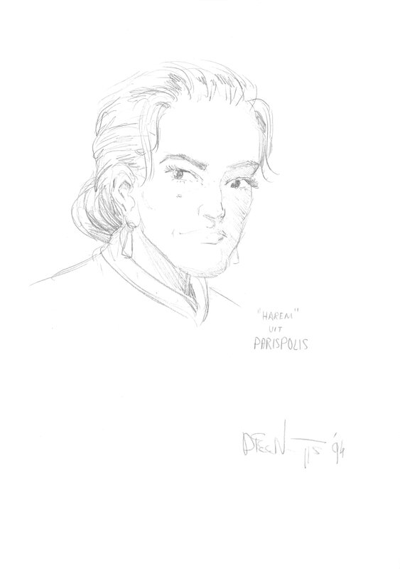 Parispolis - Harem by Dirk Nuyts - Sketch
