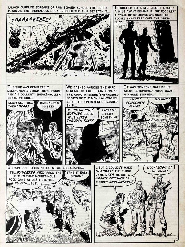 Wally Wood, Weird Fantasy #12 p4 - Planche originale