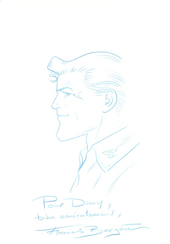 Buck Danny by Francis Bergèse - Sketch