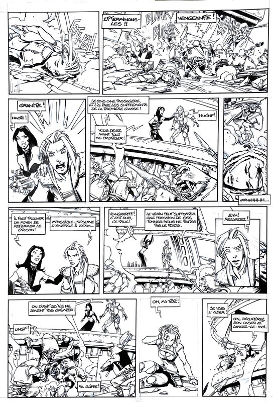 Clément Floch, Les Naufragés d'Ythaq - Tome 1 planche 14 - Planche originale