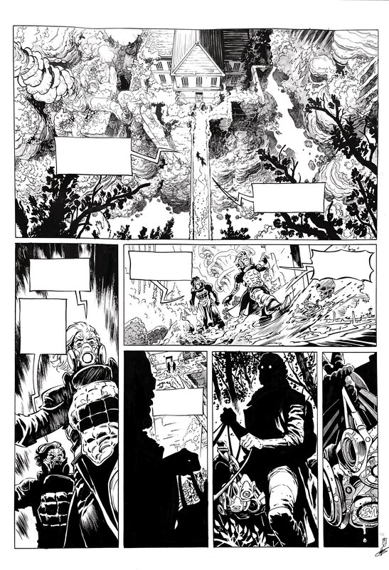 Didier Armand, Le convoyeur - Tome 3 planche 2 - Planche originale