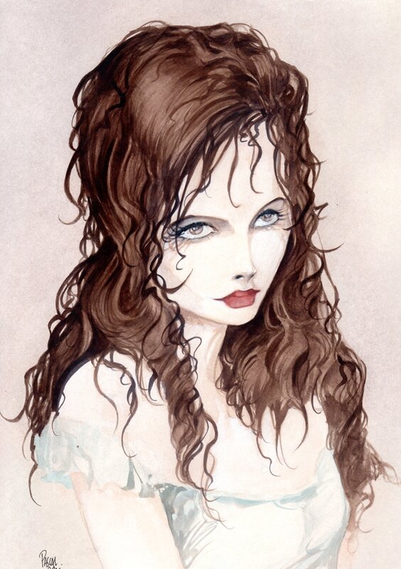 Marie Antoinette by Pascal Croci - Original Illustration