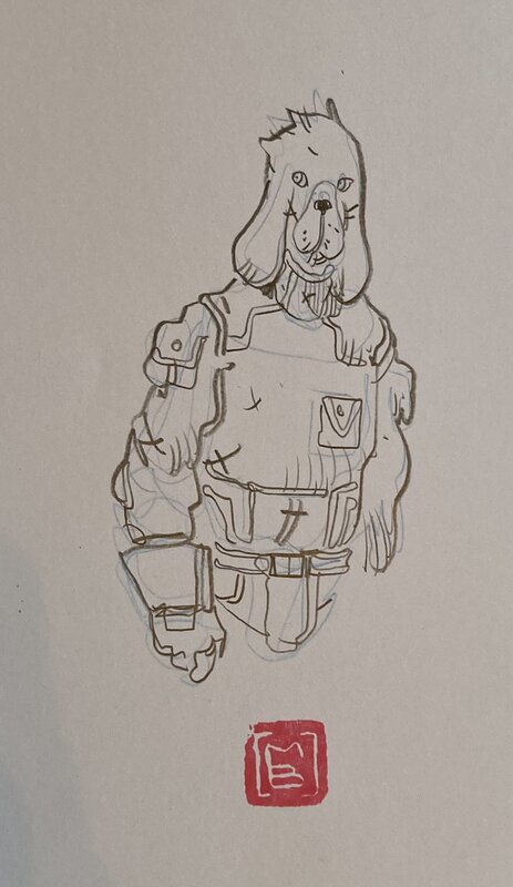 Dessin Shangri-La Mathieu Bablet - Sketch