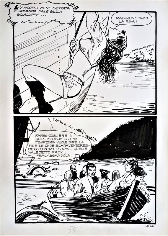 Milo Manara, Jolanda de Almaviva #50, p.55 - Comic Strip