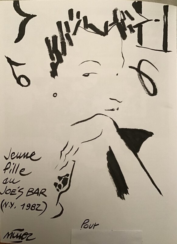 José Muñoz, Jeune fille au Bar à Joe - Sketch