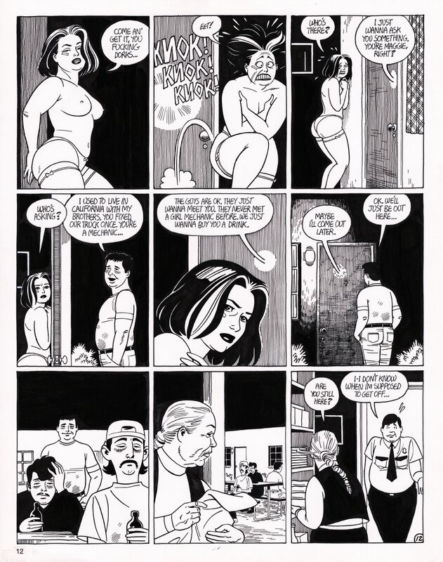 Jaime Hernandez, Love and Rockets #40, pg. 12 - Planche originale